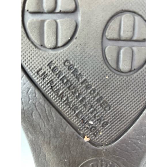 Mobils Slingback Sandals Open Toe Adjustable Straps Cork Footbed Leather Tan 40 - Picture 9 of 12